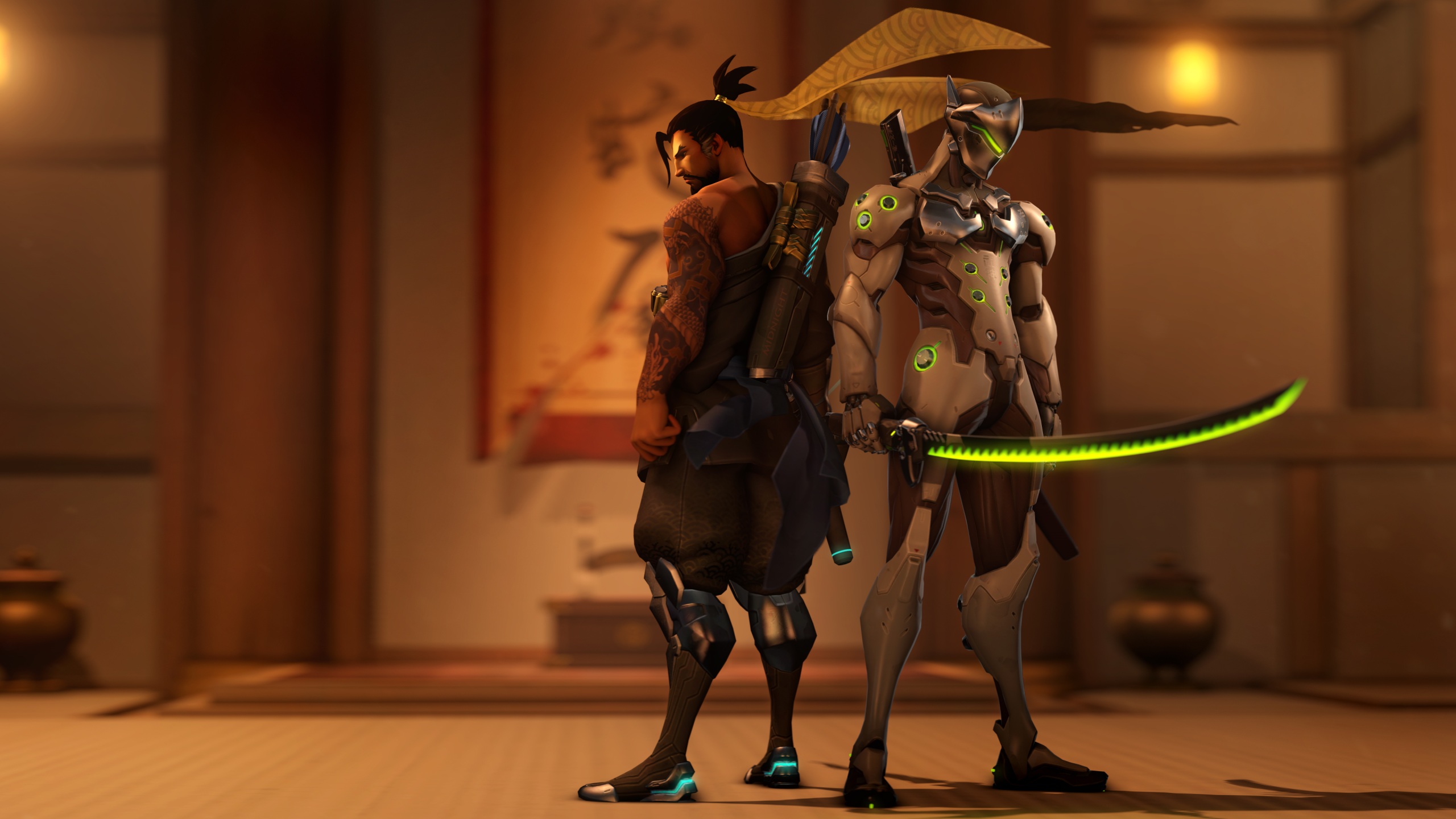 Wallpaper 4k Genji And Hanzo 4k Wallpaper