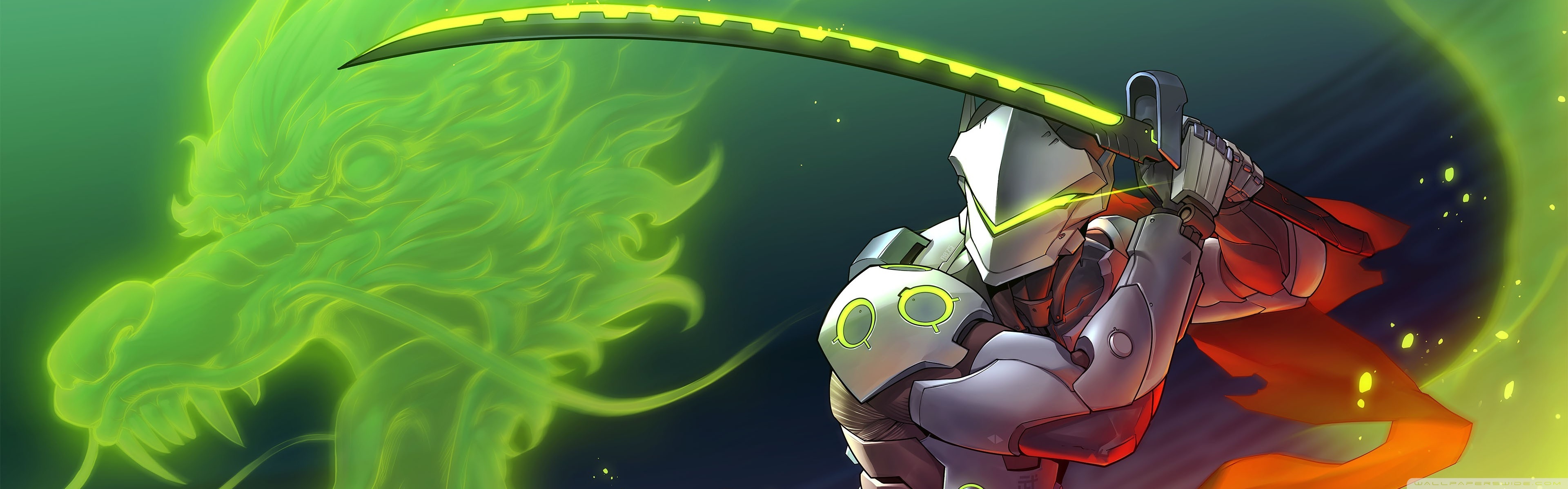 Overwatch Genji Ultra HD Desktop Background Wallpaper for: Widescreen & UltraWide Desktop & Laptop, Multi Display, Dual Monitor, Tablet