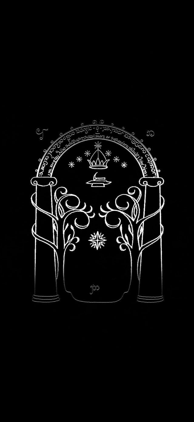 Secret door to Moria [1080x2340]. Secret door, Wallpaper door, Make picture