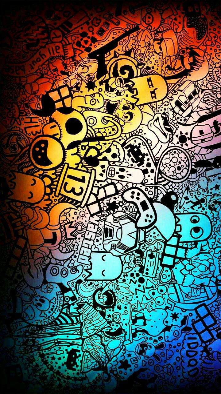 phone wallpaper, doodles, etc. Psychedelic art, Graffiti wallpaper, Art wallpaper