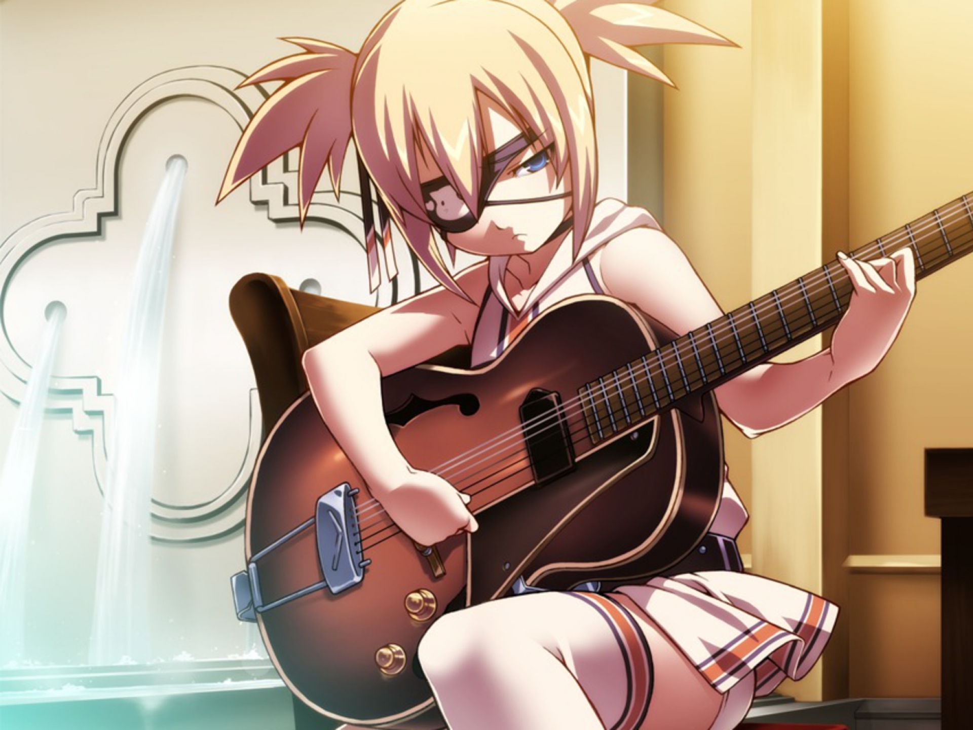 Anime girl guitar HD wallpapers  Pxfuel