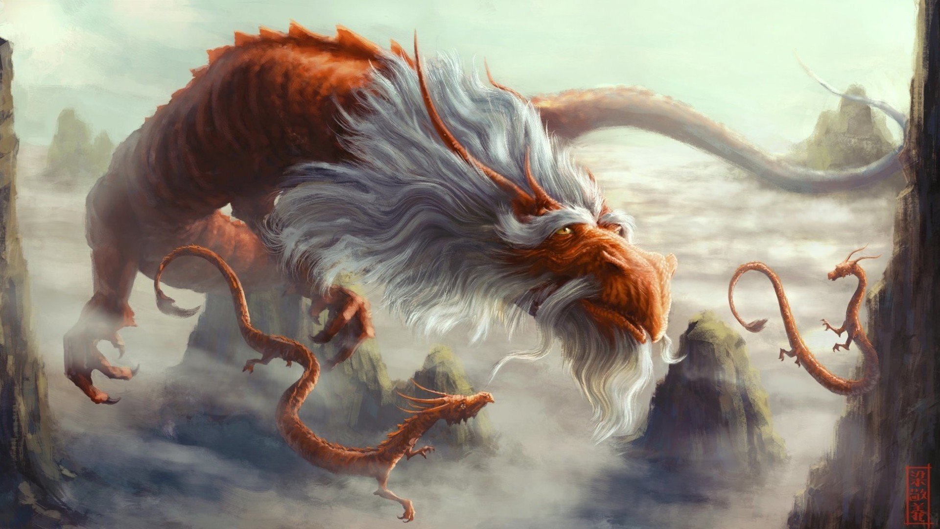 Asian Dragon Wallpaper