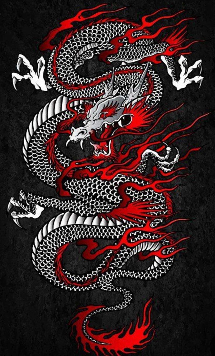 Japanese Dragon Wallpaper Discover more Aesthetic Japan Dragon, Dragon, Dragon Tattoo, Japan D. Dragon wallpaper iphone, Japanese wallpaper iphone, Edgy wallpaper