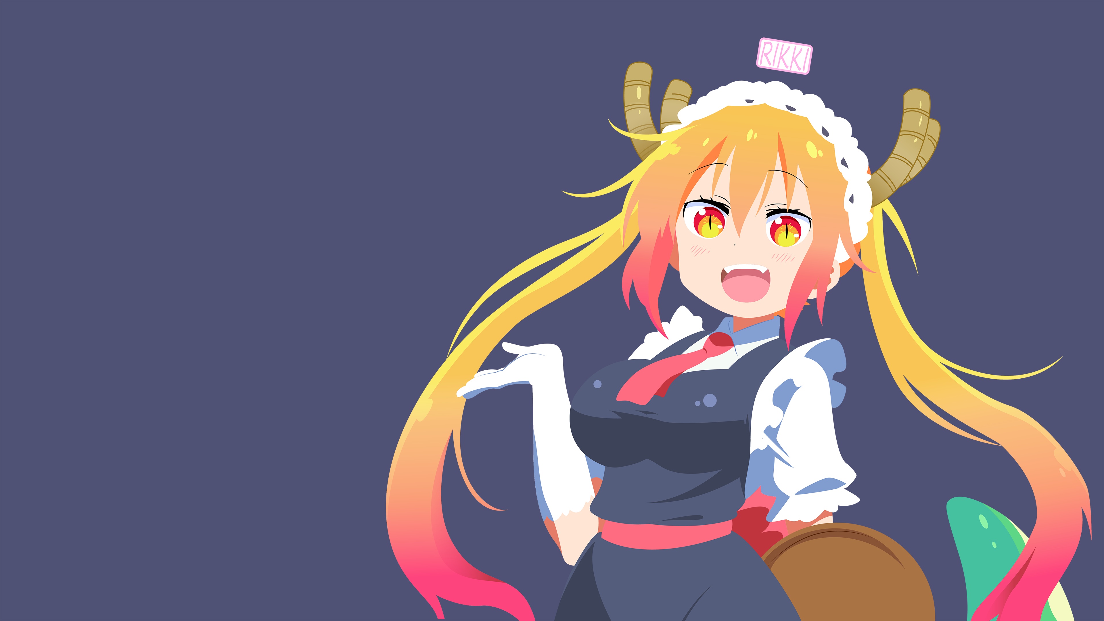 Anime Girls with a Smile Wallpaper