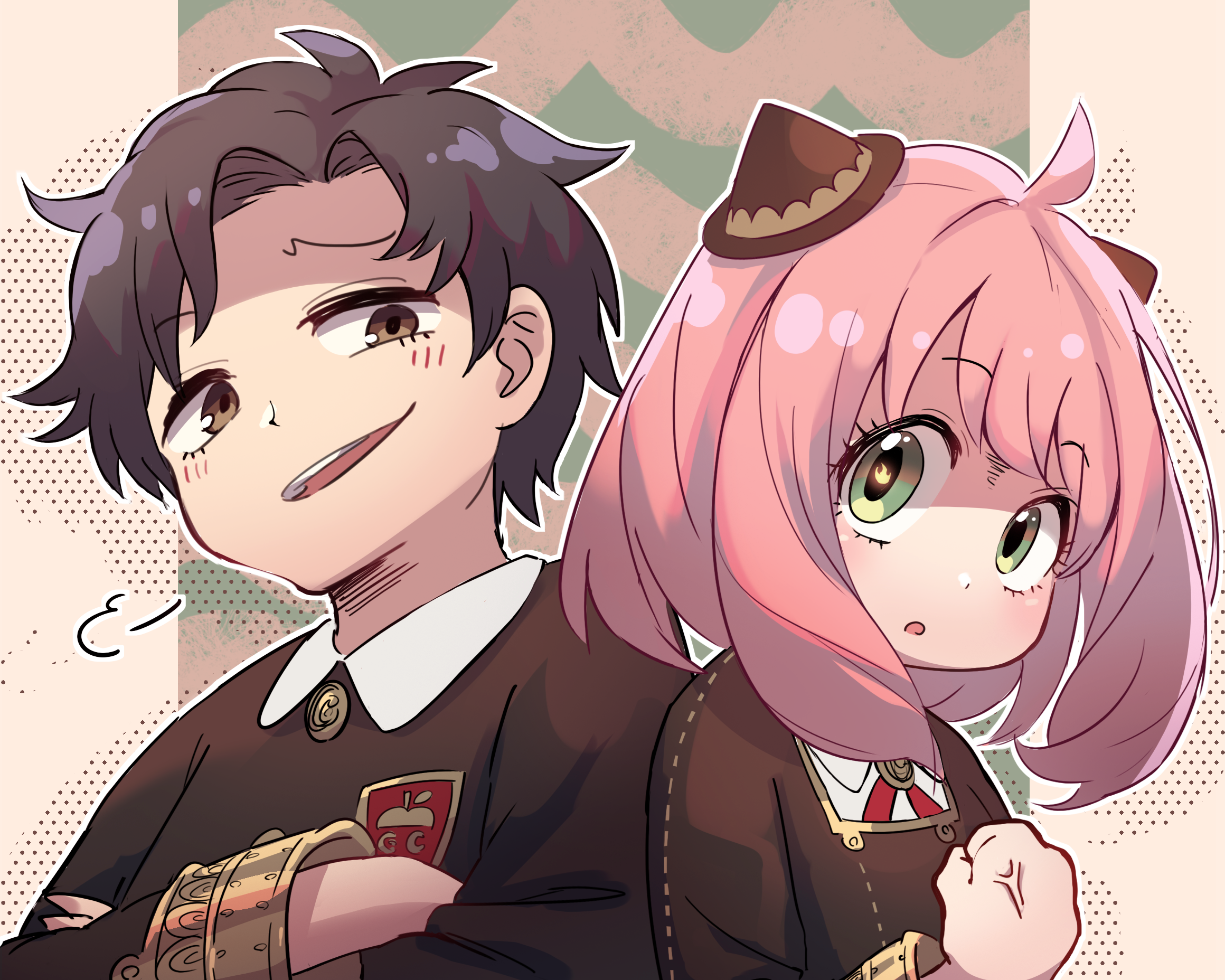 Download 1080x1920 Damian Desmond, Anya Forger, Cute, Spy X Family, Pink Hair Wallpaper for iPhone 8, iPhone 7 Plus, iPhone 6+, Sony Xperia Z, HTC One