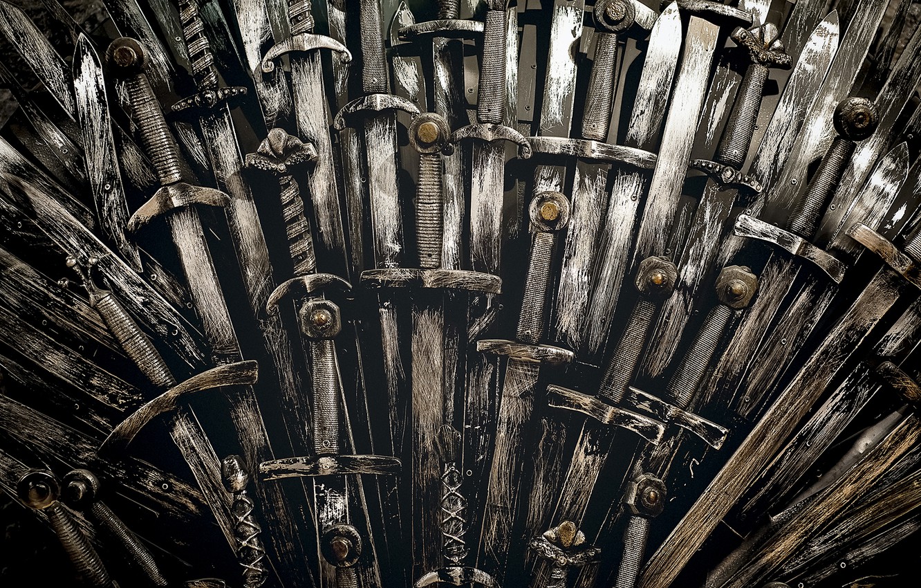 Wallpaper The throne, The Iron Throne, swords, games of thrones, Iron, Iron Throne, fantasy • fiction • film • movie • Wallpaper image for desktop, section фильмы