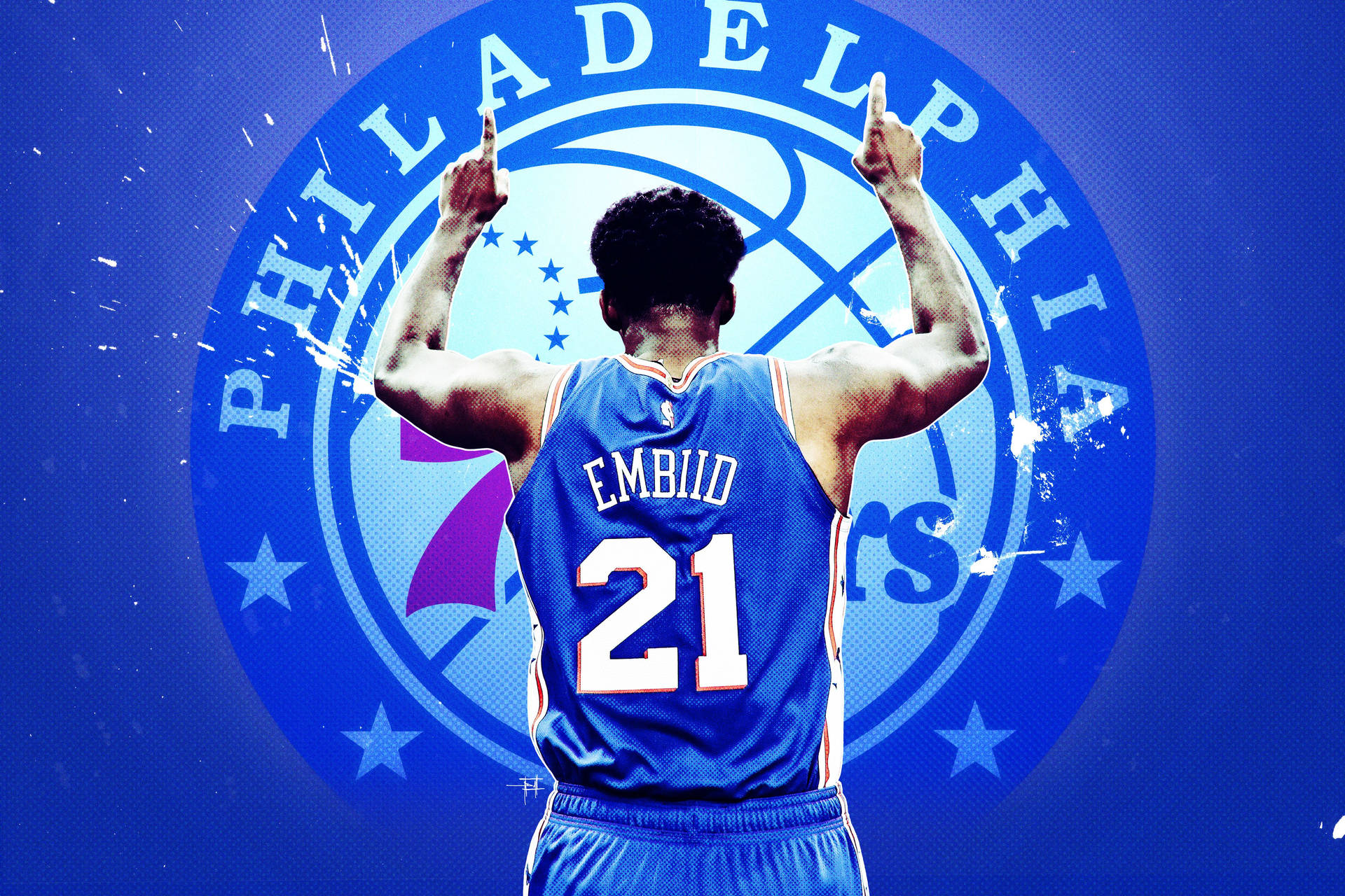 Download Joel Embiid Philadelphia 76ers Wallpaper