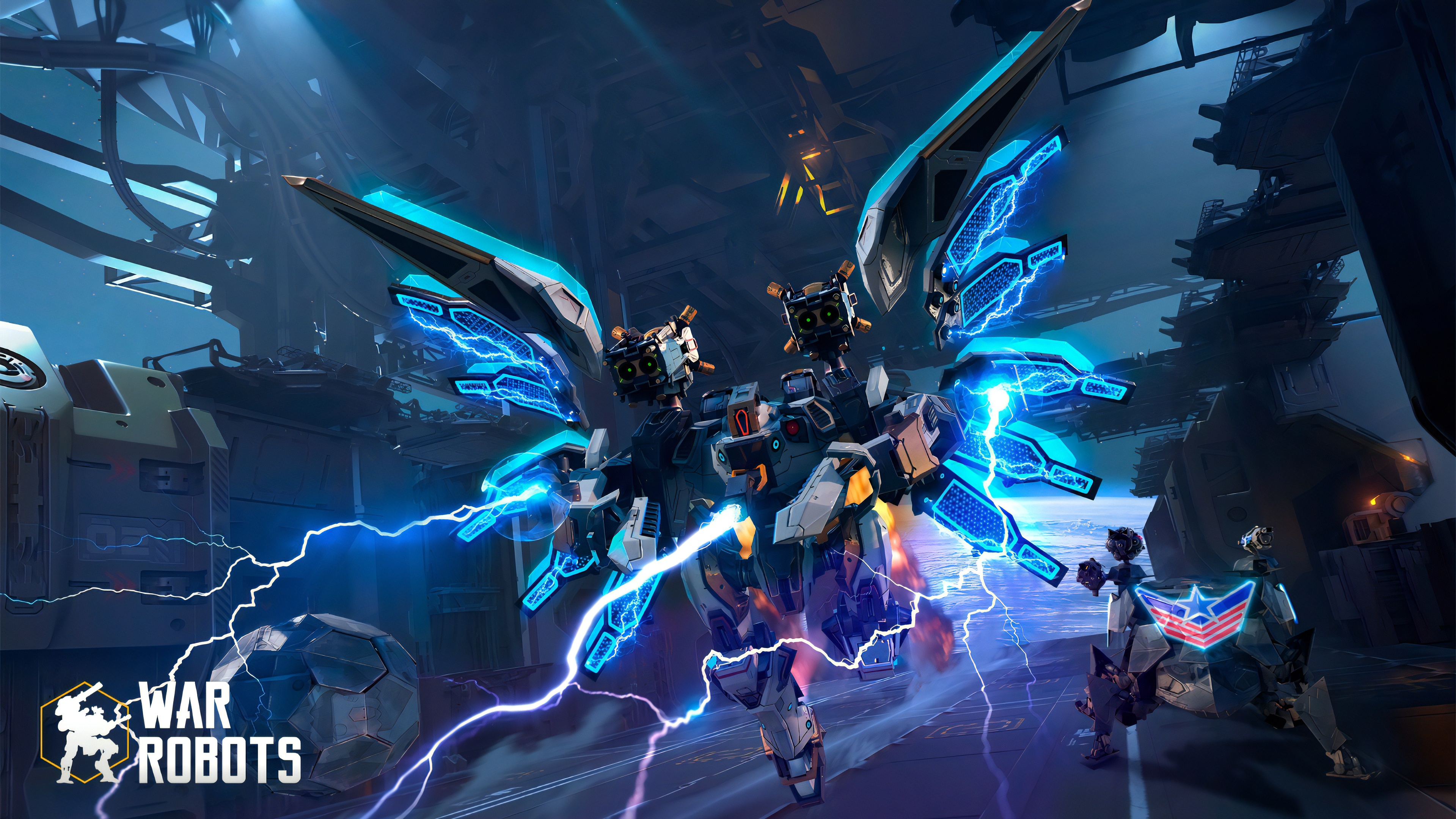 4K wallpaper for the upcoming Titan Hawk Killer, Seraph. And also in picture is the SE Skyros. Probably gonna be named Prism Skyros?