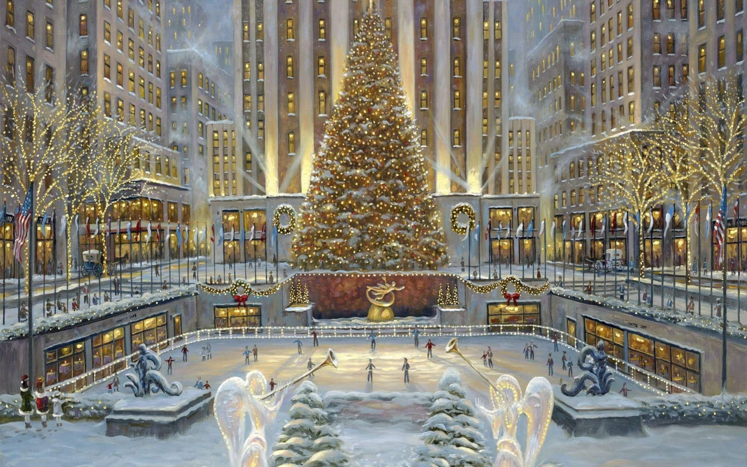 Christmas In New York Wallpaper Free Christmas In New York Background