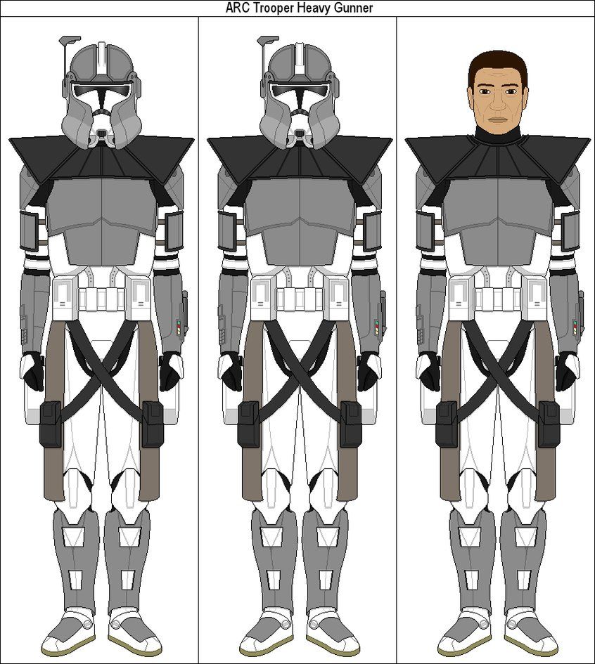 ARC Trooper Heavy Gunner by MarcusStarkiller. Star wars characters picture, Star wars art, Star wars artwork