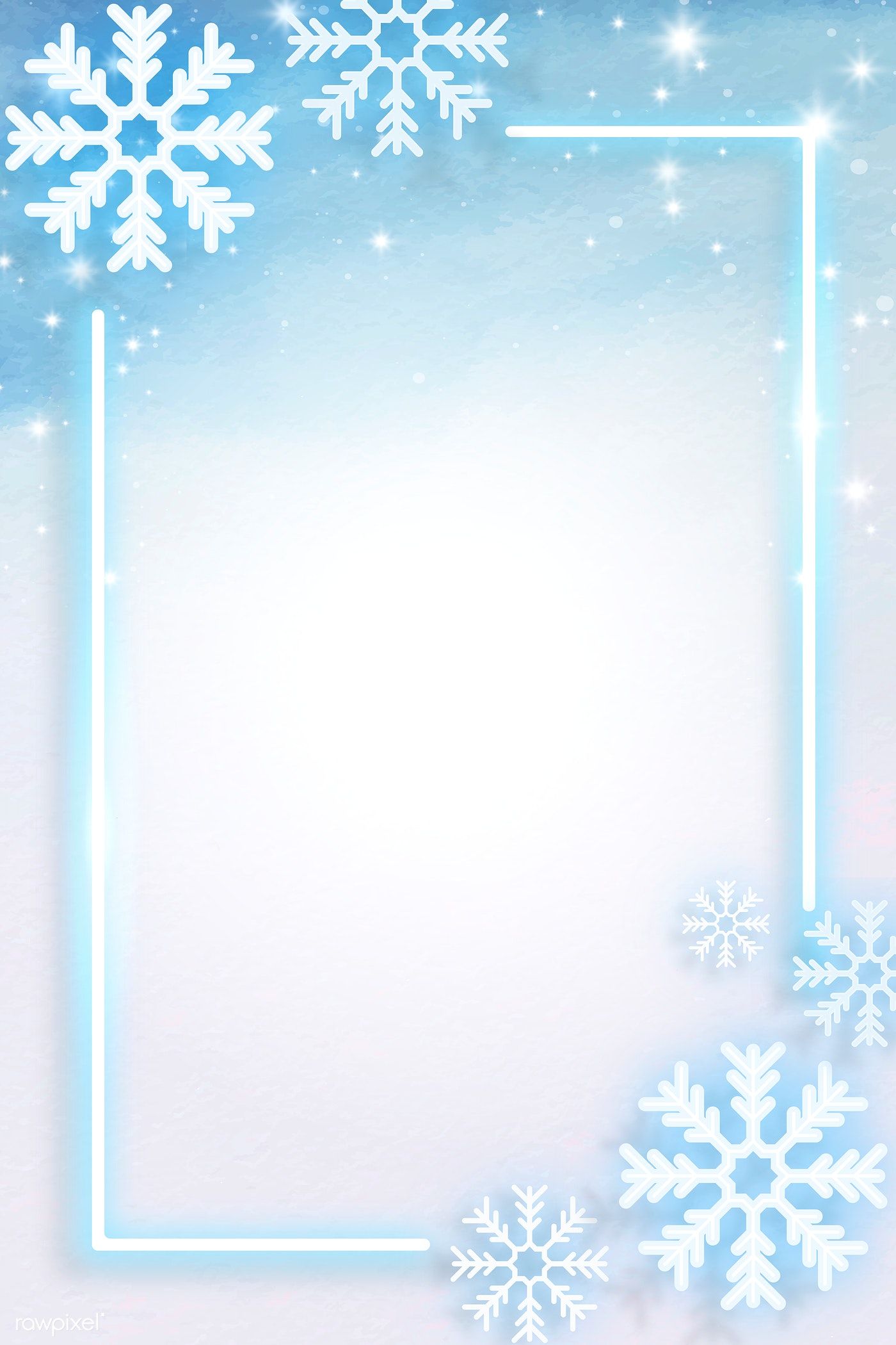 disney frozen snowflake border