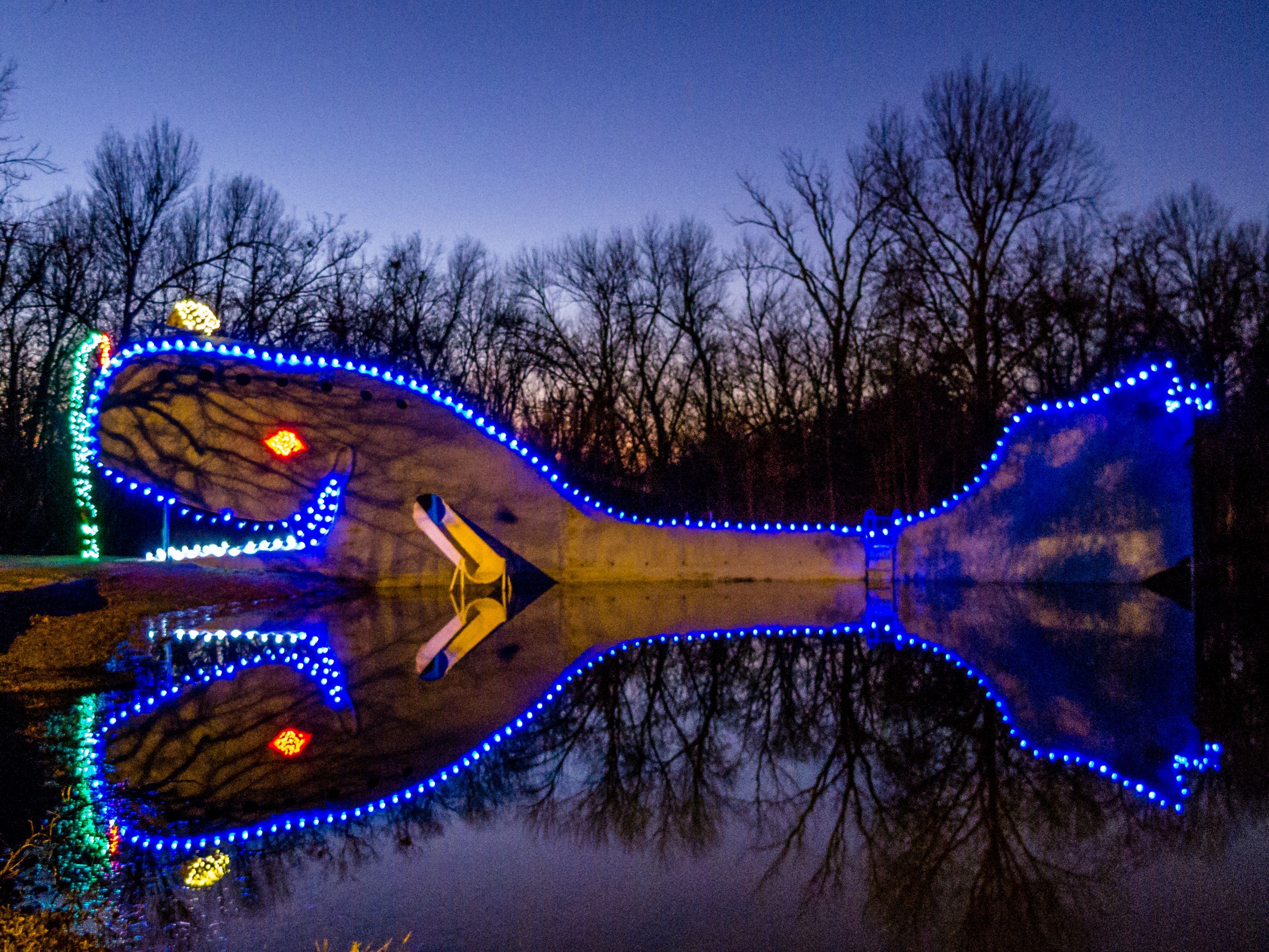 Blue Whale of Catoosa. Green Country Oklahoma