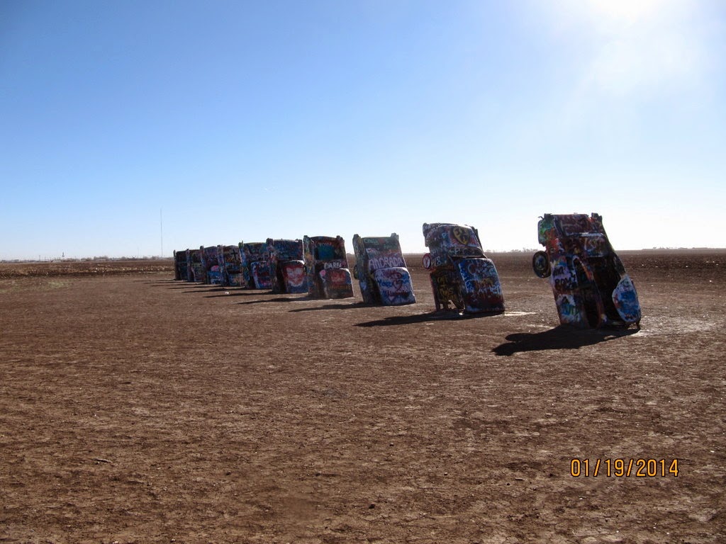 Cadillac Ranch Is it Art? or is it Bad Parking??? Priceless RV Adventures