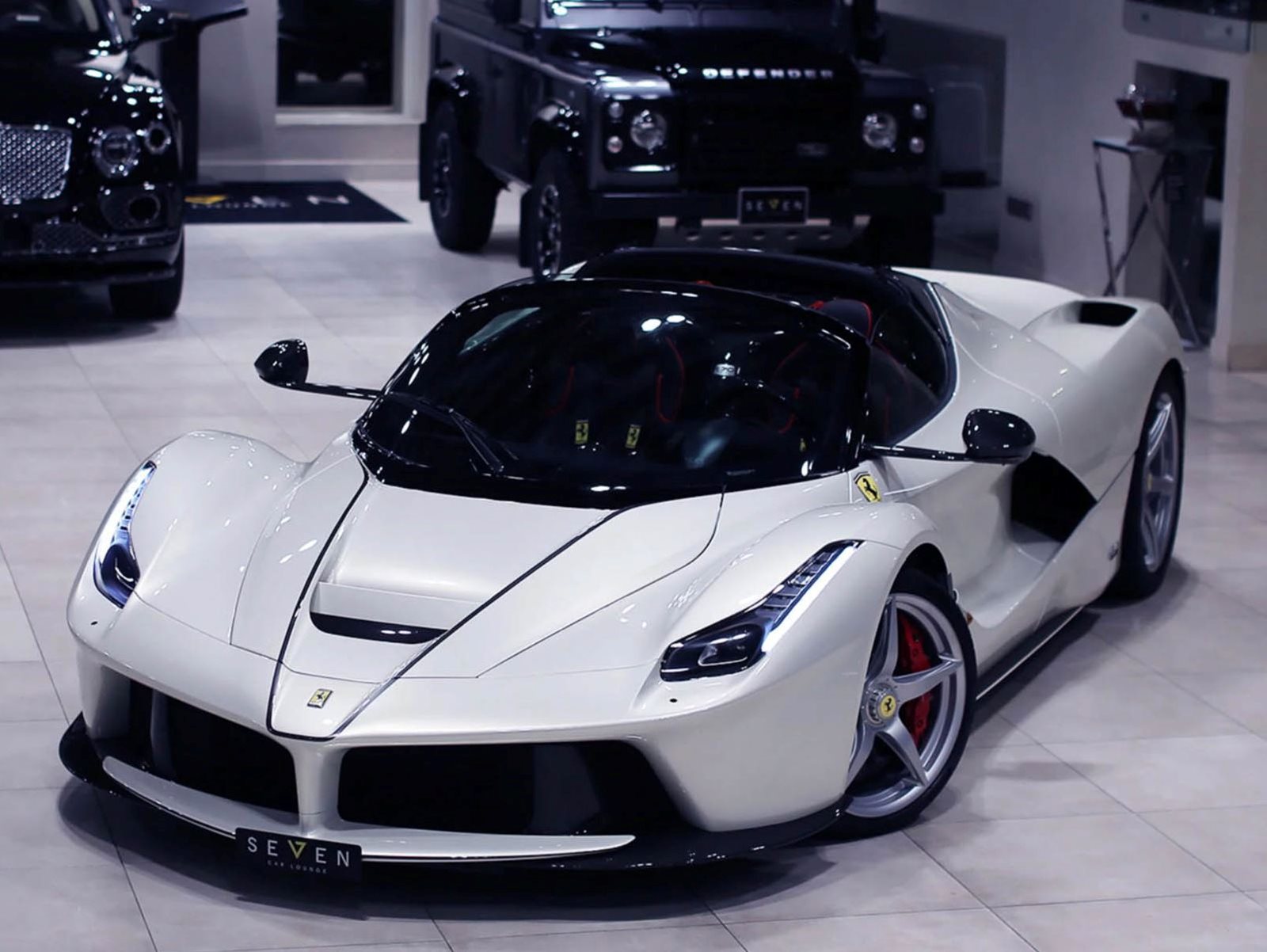 This Stunning White LaFerrari Aperta Has Only Driven 60 Miles