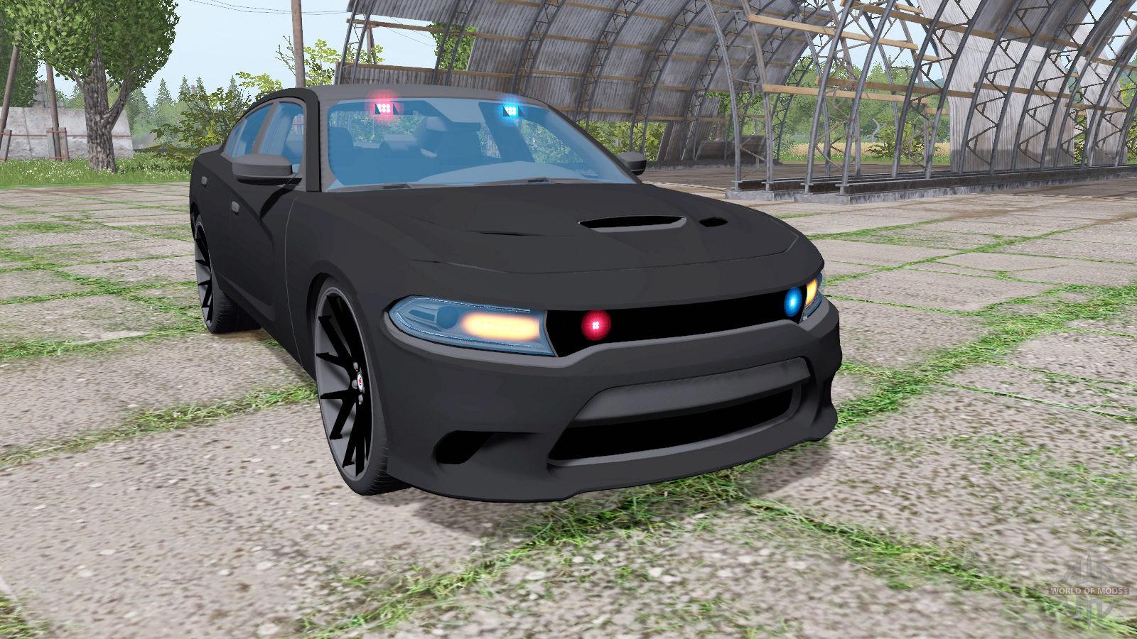 Dodge Charger SRT Hellcat 2015 Unmarked Police v1.0 for FS17 Simulator 2022 mod, LS 2022 mod / FS 22 mod