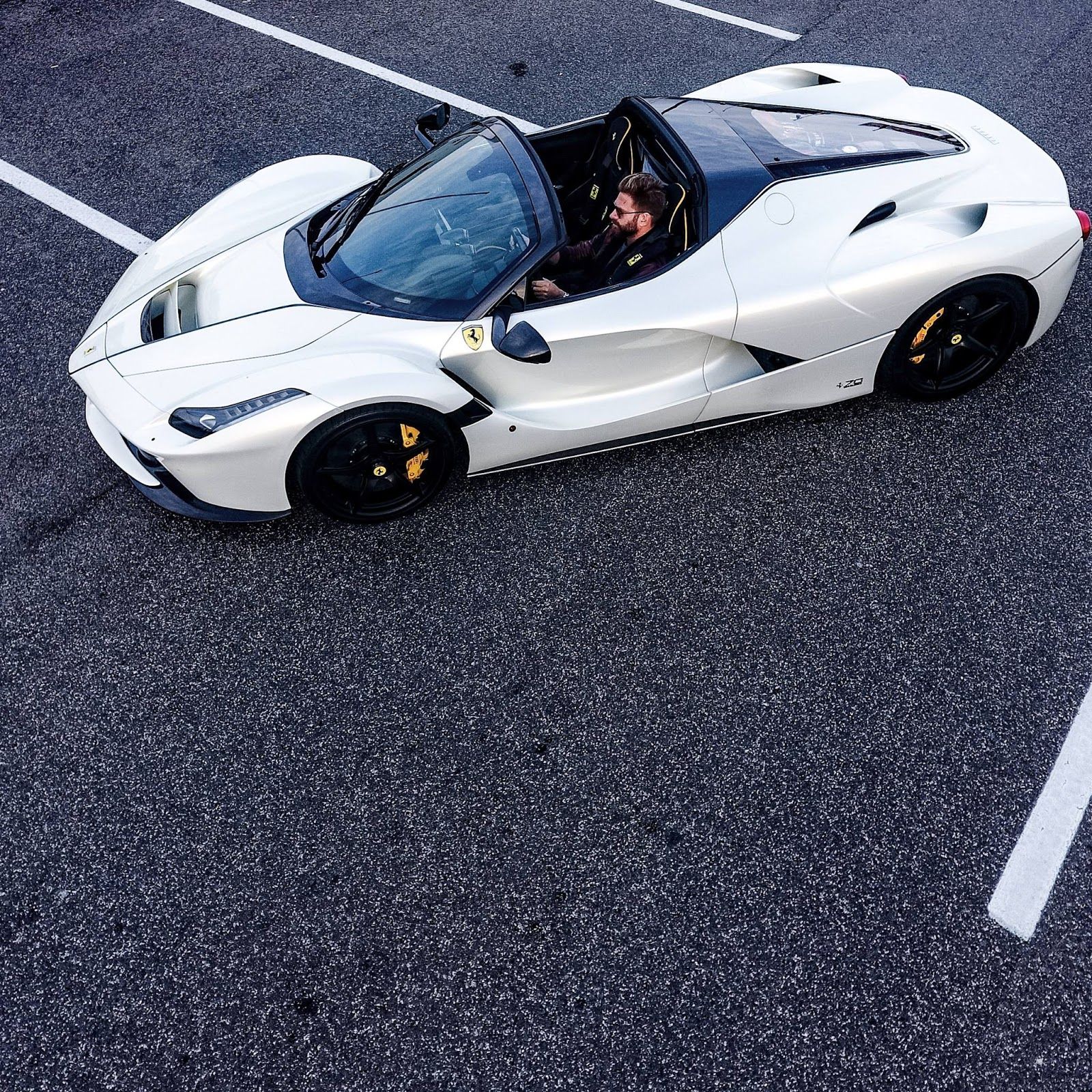 Josh Cartu's White LaFerrari Aperta Is Simply Breathtaking. Carscoops. Ferrari, Sports bikes motorcycles, La ferrari