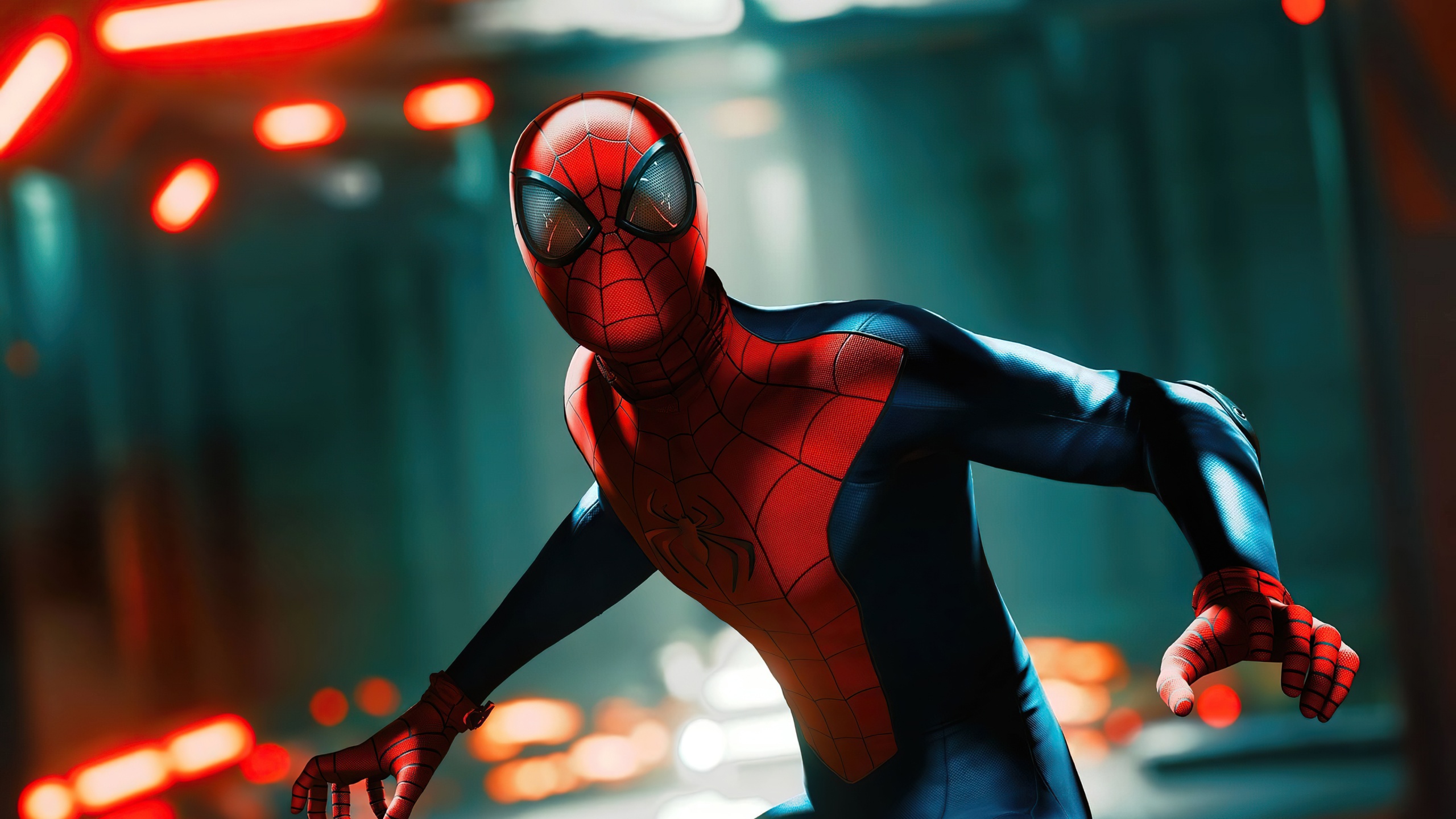 Spider Man Wallpaper 4K, Marvel Superheroes, Fan Art, Graphics CGI