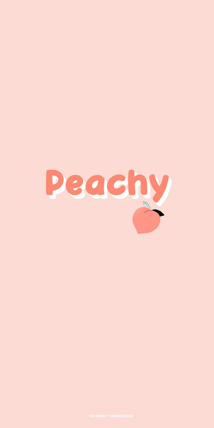 Cute Summer Wallpaper Ideas For iPhone & Phones, Peachy