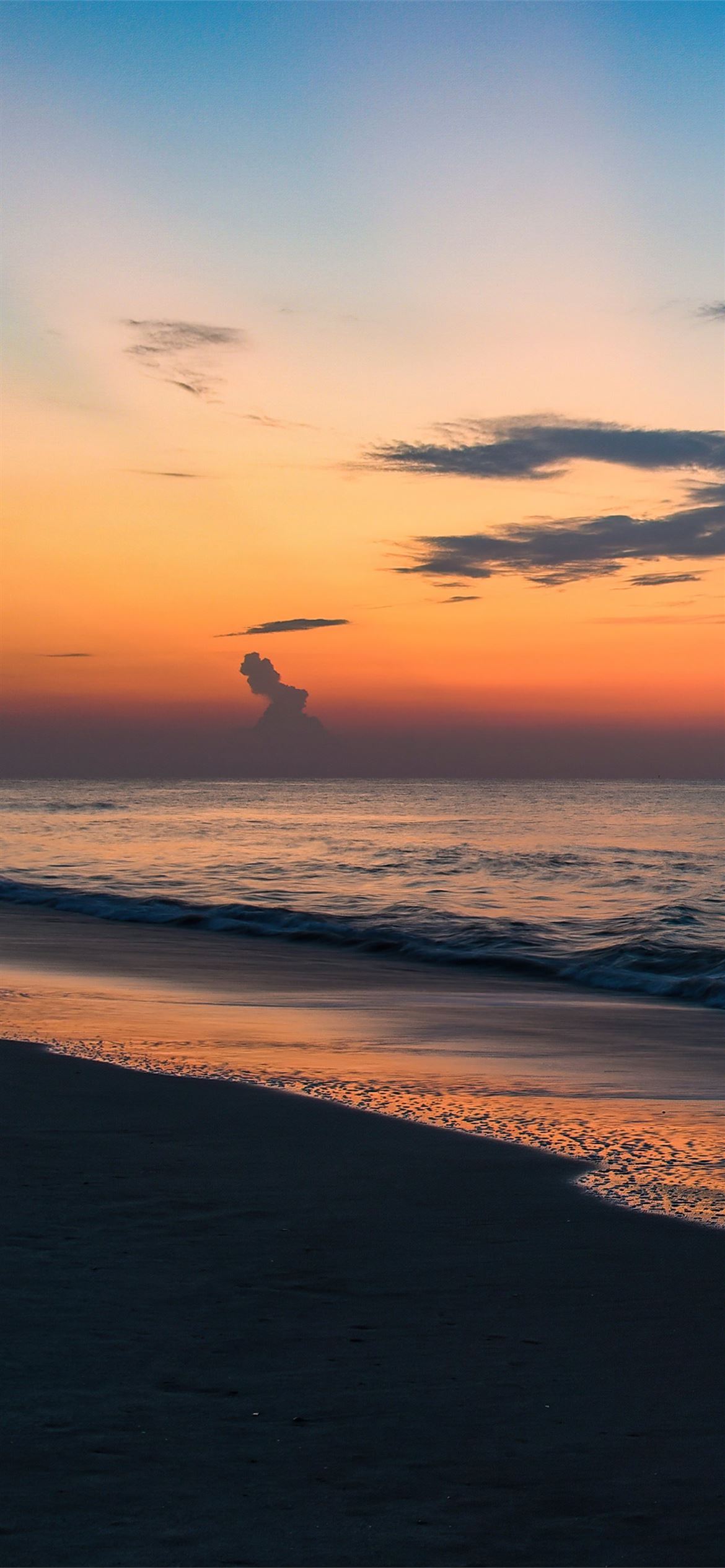 sunrise huntington beach state park 5k iPhone Wallpaper Free Download