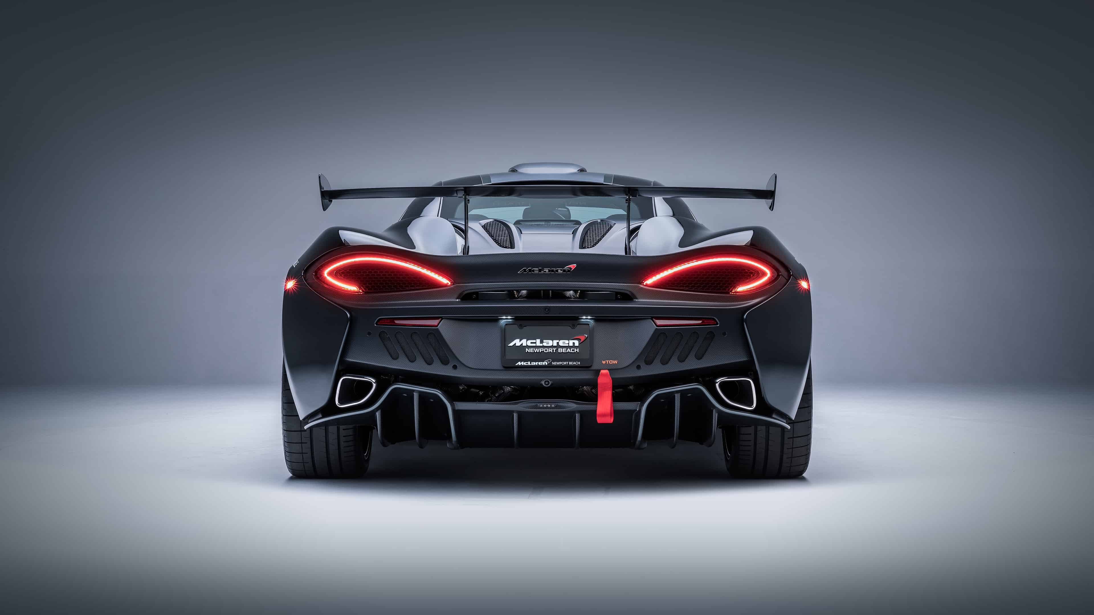 McLaren 570S MSO X Black Back UHD 4K Wallpaper