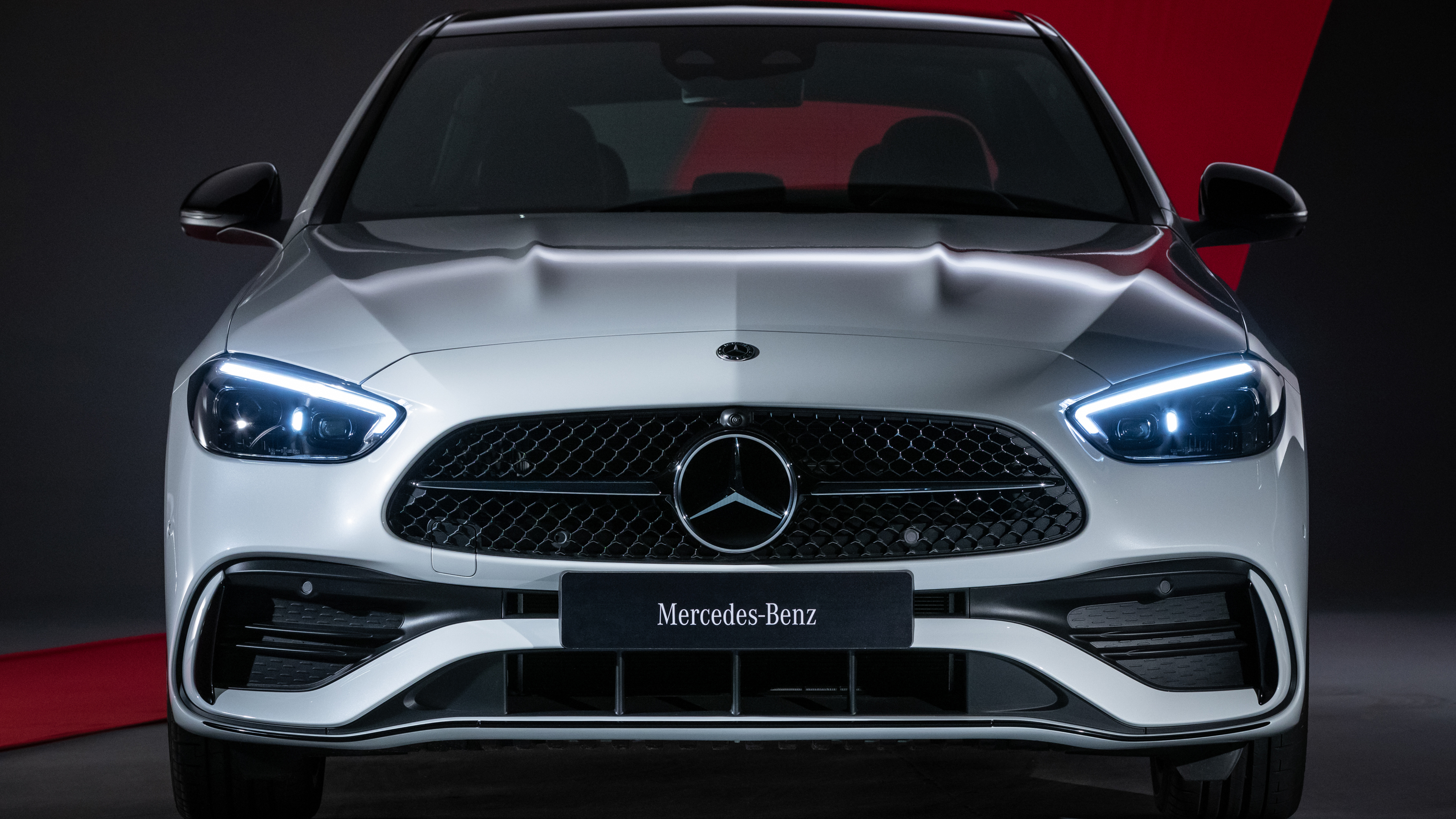 Mercedes Benz C 300 AMG Line 2022 4K Wallpaper. HD Car Wallpaper