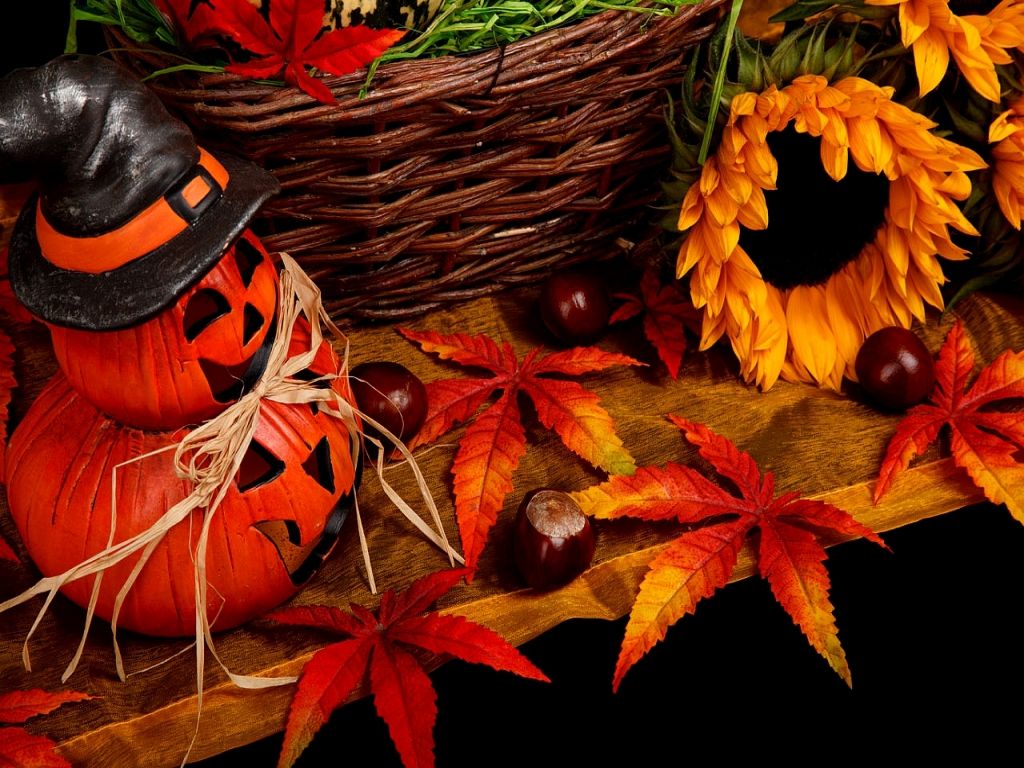 Autumn Halloween Wallpaper Free Autumn Halloween Background