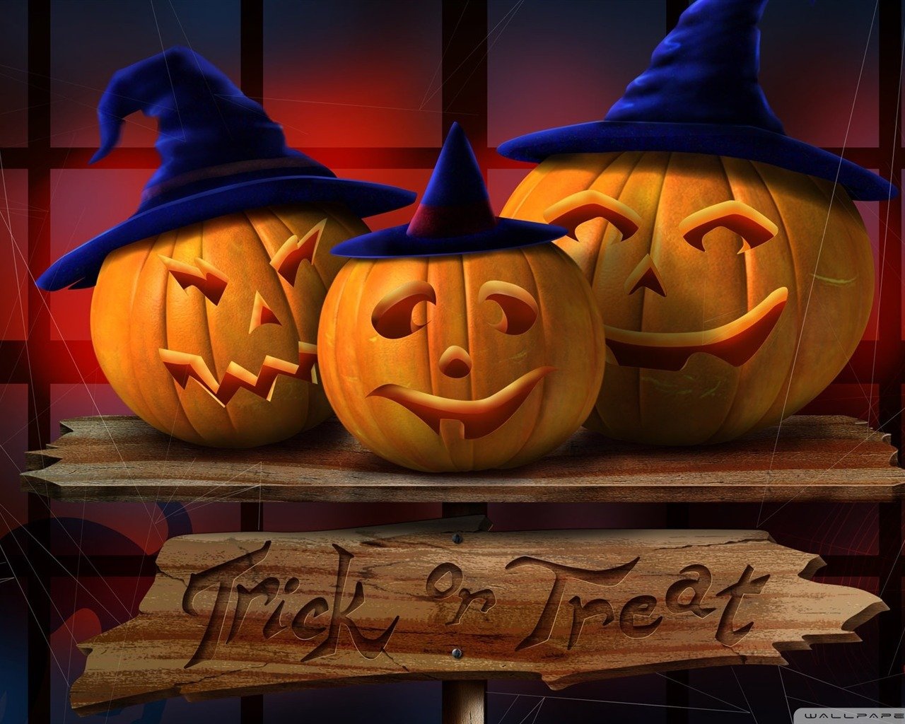 Trick Or Treat Happy Halloween Desktop Wallpaper