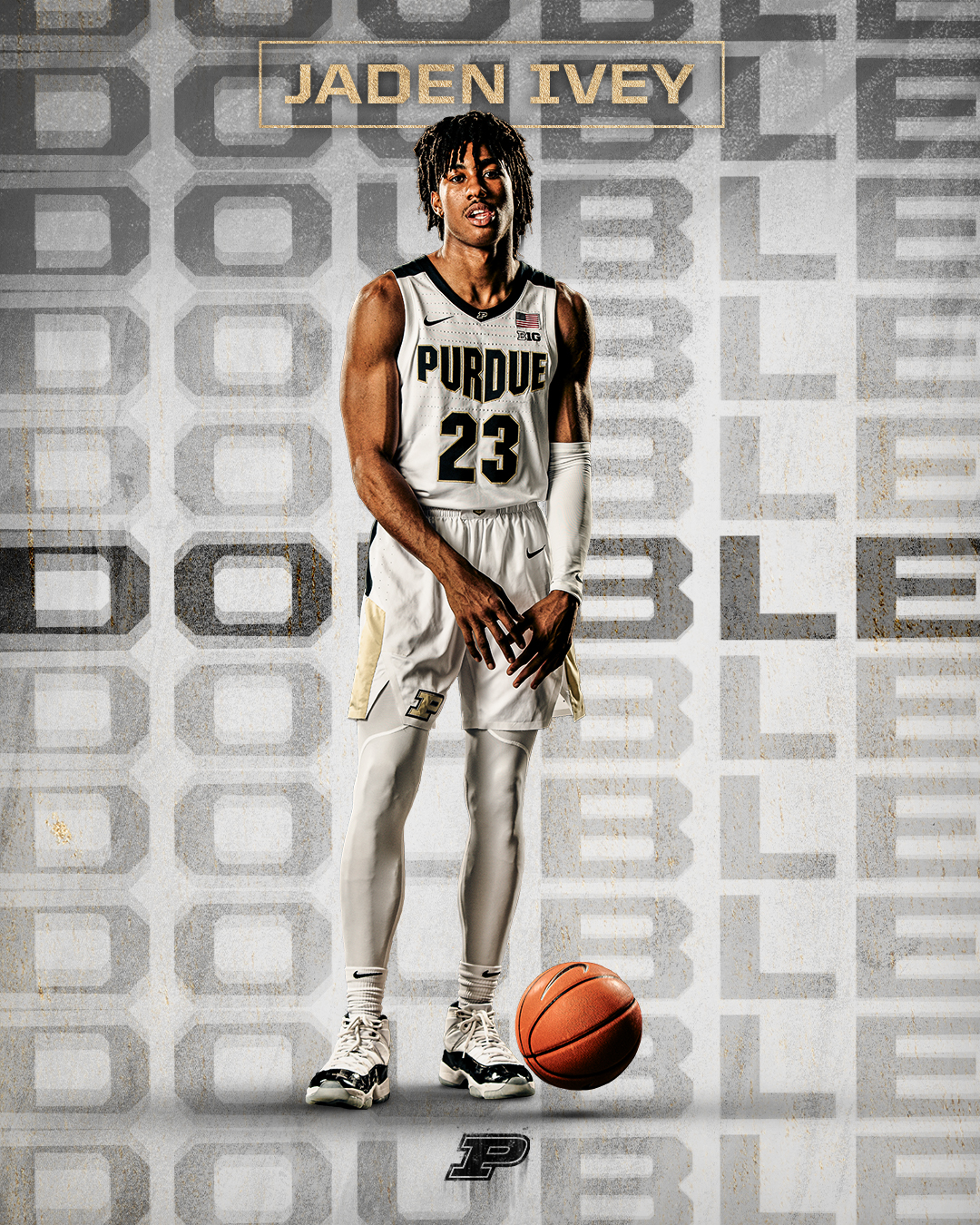 Purdue Mens Basketball Career Double Double For Jaden Ivey. AT ANY LEVEL! PTS: 22 REBS: 10 ASTS: 6