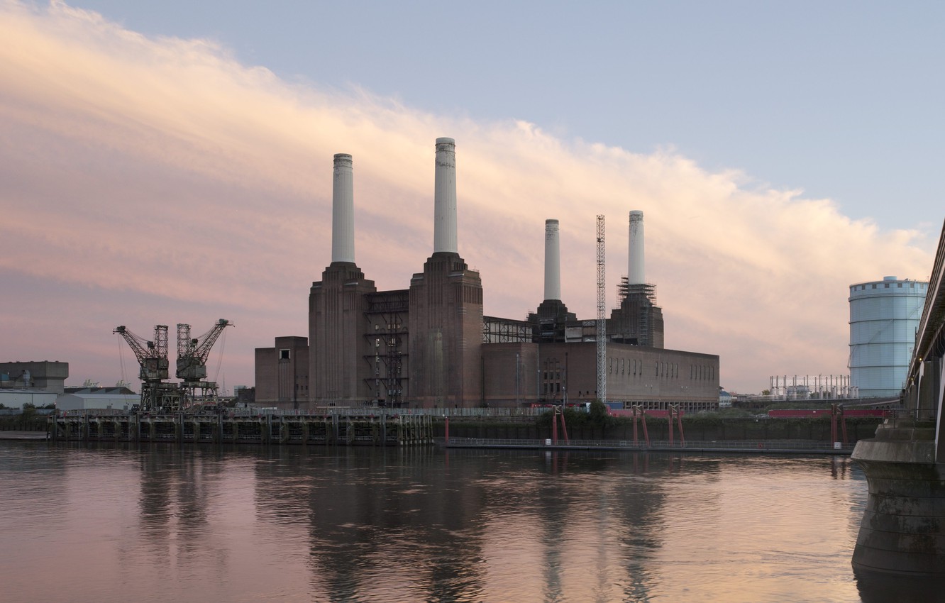 Wallpaper Battersea Power Station, Power Station Battersea, Industry image for desktop, section разное