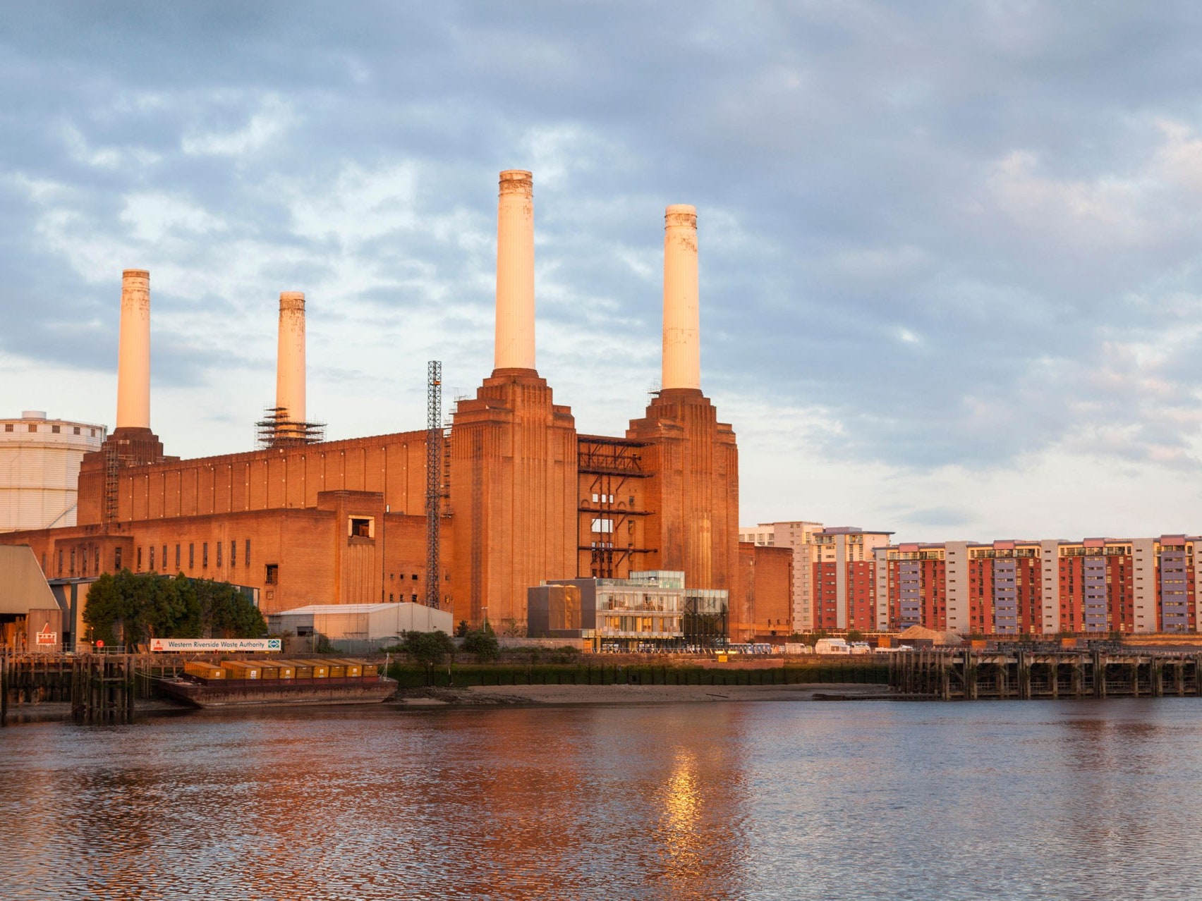 Battersea Power Station. London. Open Air Cinema