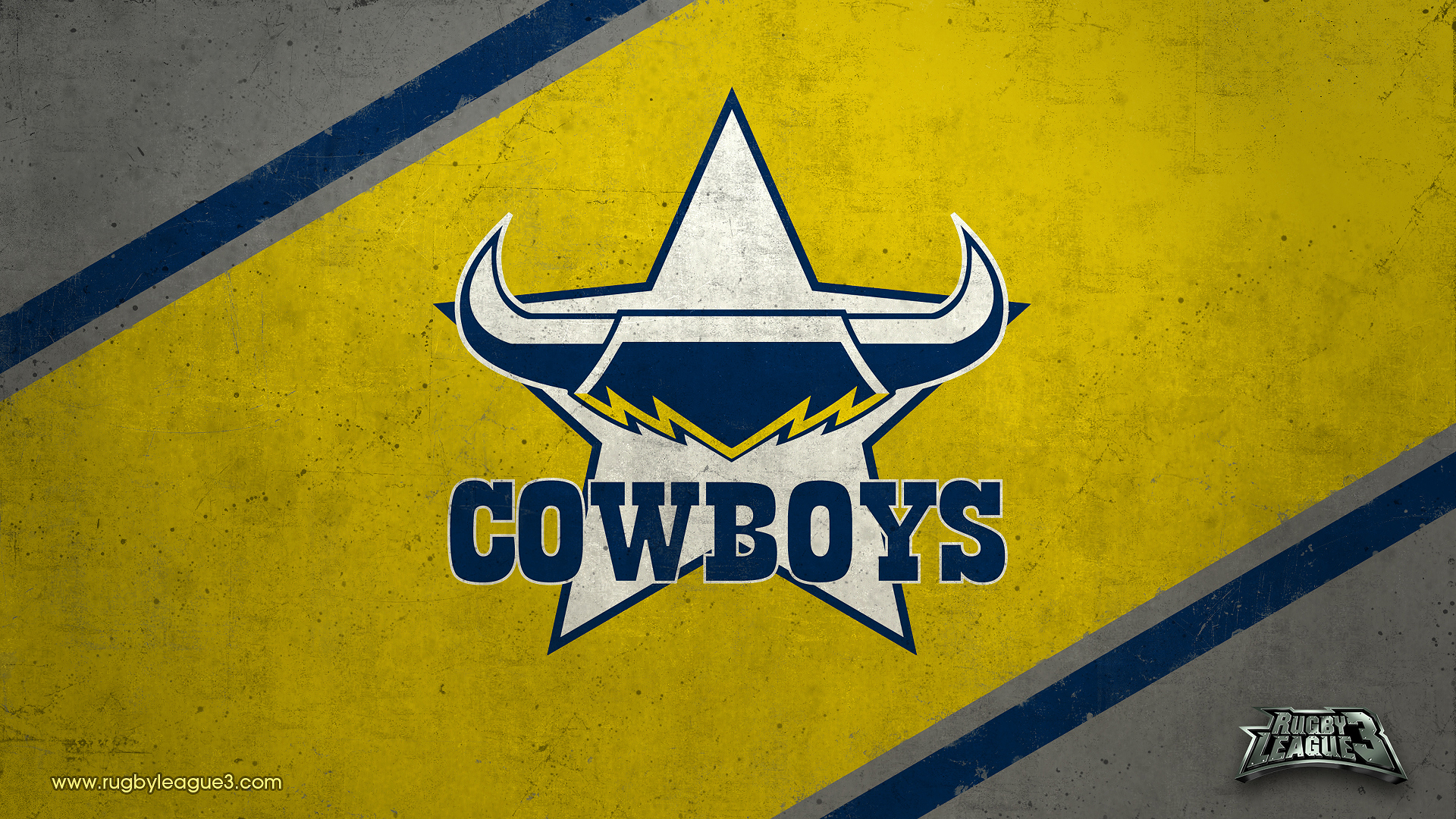 Download wallpapers NQ Cowboys, glitter logo, NRL, yellow blue checkered  background, rugby, australian rugby club, NQ Cowboys logo, mosaic art,  National Rugby League for desktop free. Pictures for desktop free