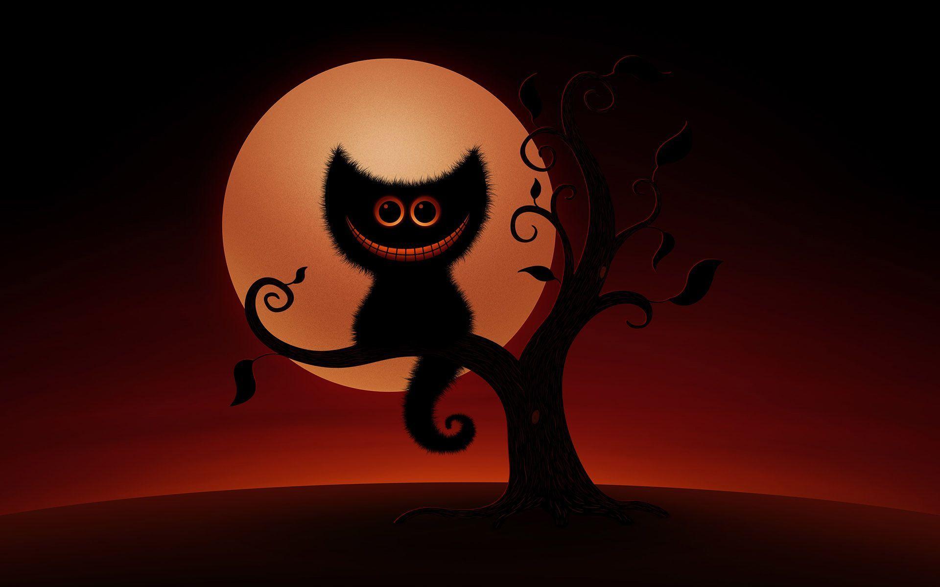 Halloween Cat Wallpaper HD
