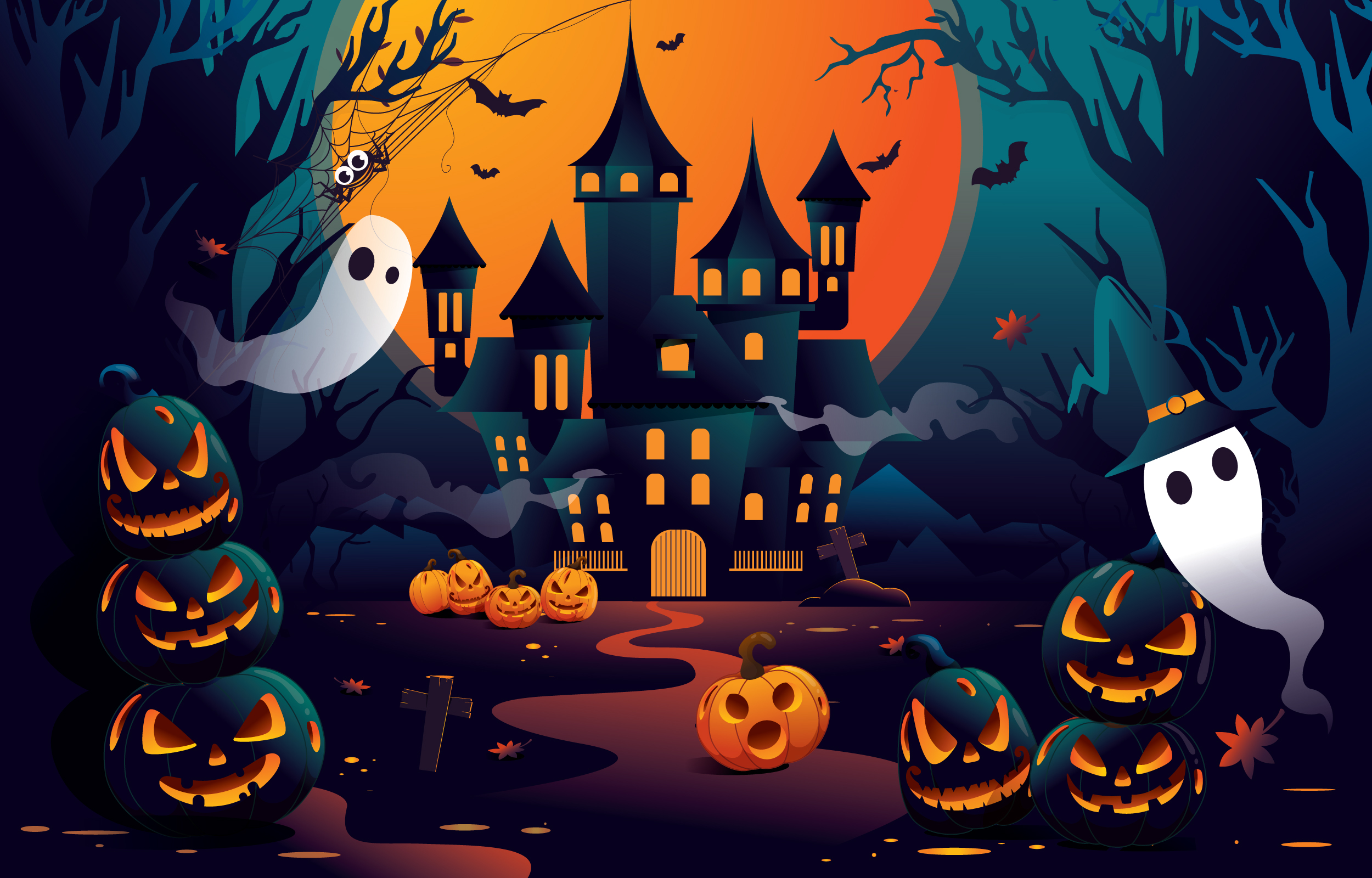 Halloween Vector Art, Icon, and Graphics for Free Download