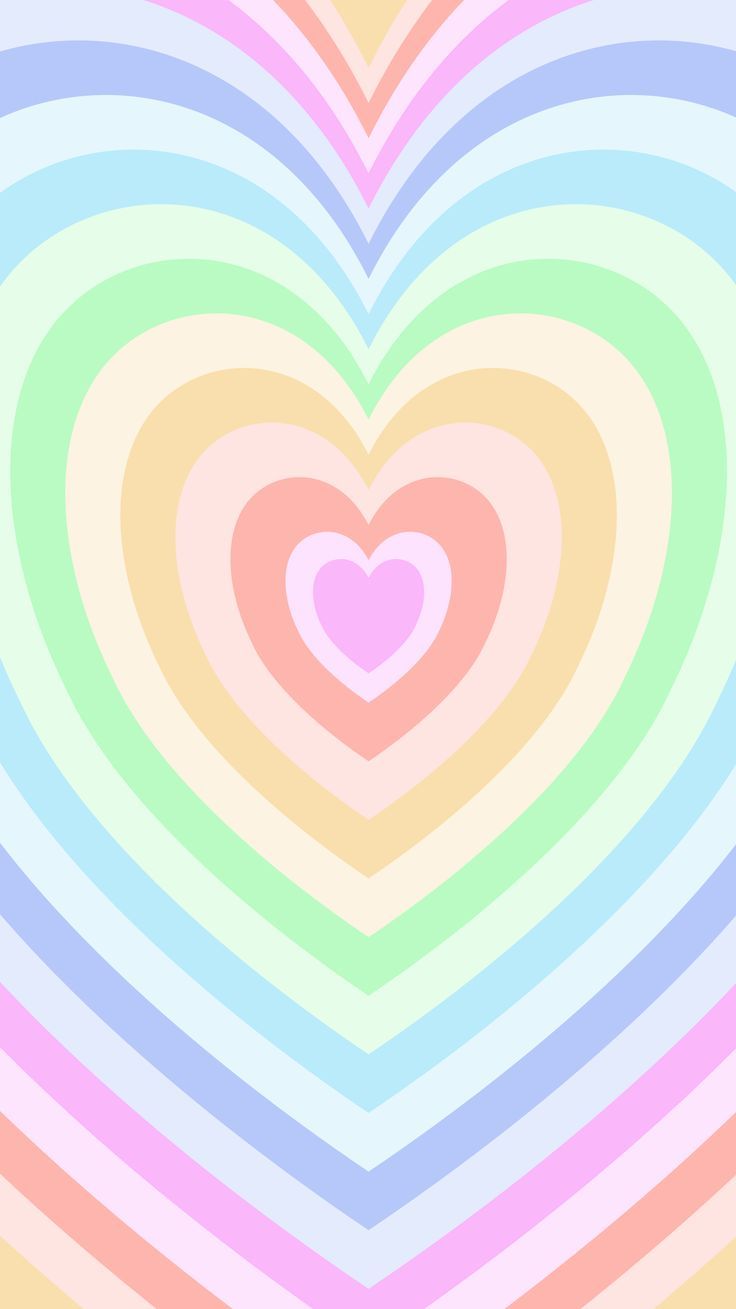 Pastel Rainbow Heart Wallpapers  Top Free Pastel Rainbow Heart Backgrounds   WallpaperAccess