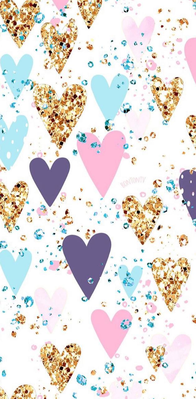 Hearts wallpaper