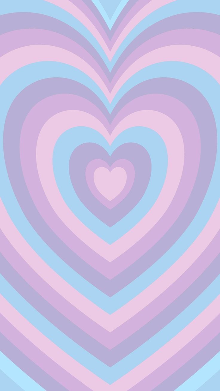 Heart Pattern Wallpaper Background for iPhone {Pastel Rainbow