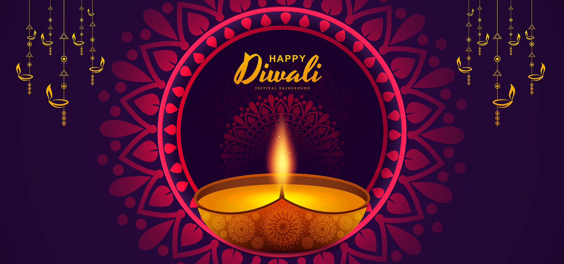 Diwali Wallpaper Vector Art, Icon, and Graphics for Free Download