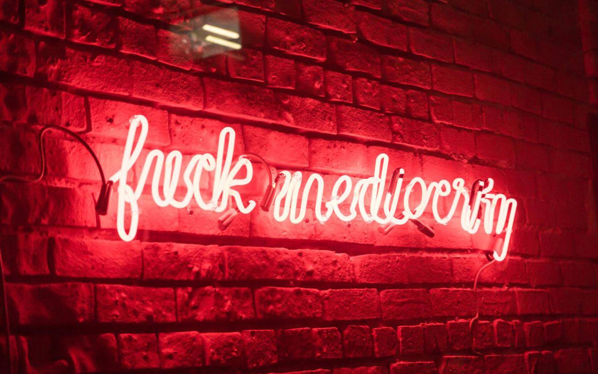 Red Neon Aesthetic HD Wallpaper