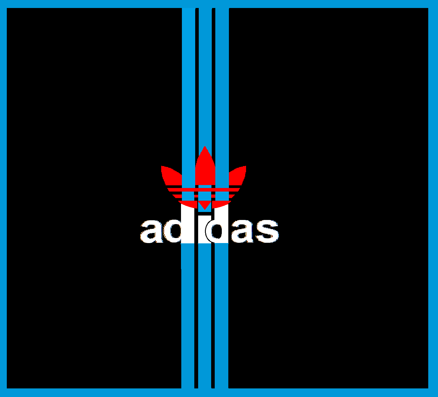 Adidas, new logo, with three, stripes, made by, me. Adidas wallpaper, Adidas logo wallpaper, Adidas art