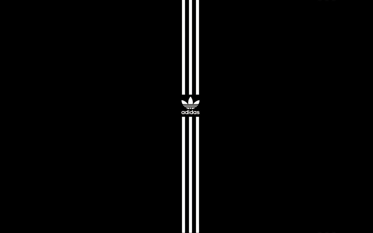 Adidas Logo Wallpaper, Products, Sport, Studio Shot, Black Background • Wallpaper For You