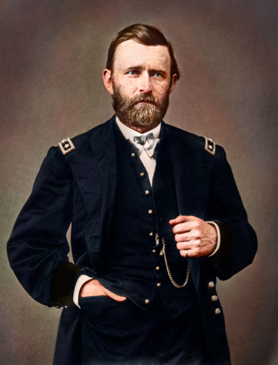 General Ulysses S Grant amid his service during The American Civil War Poster Print by Stocktrek Image # VARPSTSTK500288A