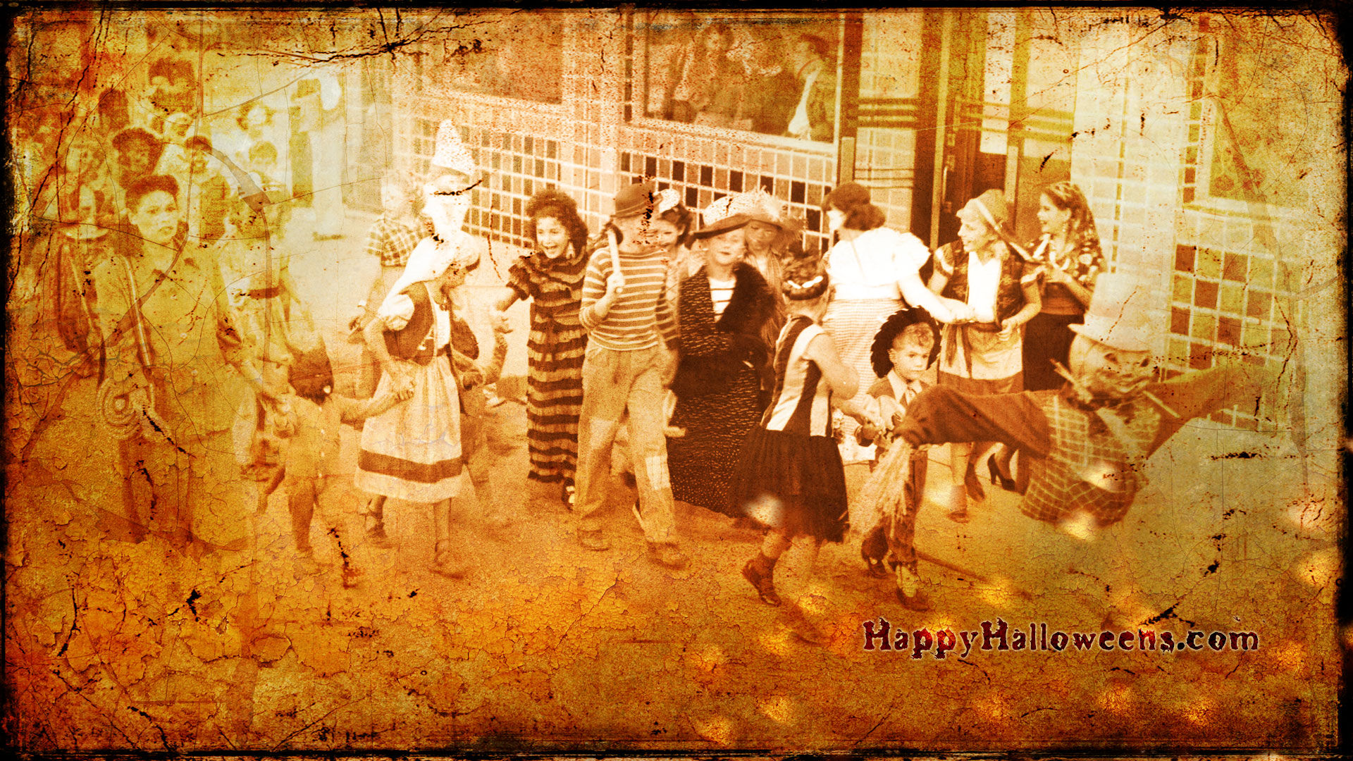 Wallpaper Halloween Parade