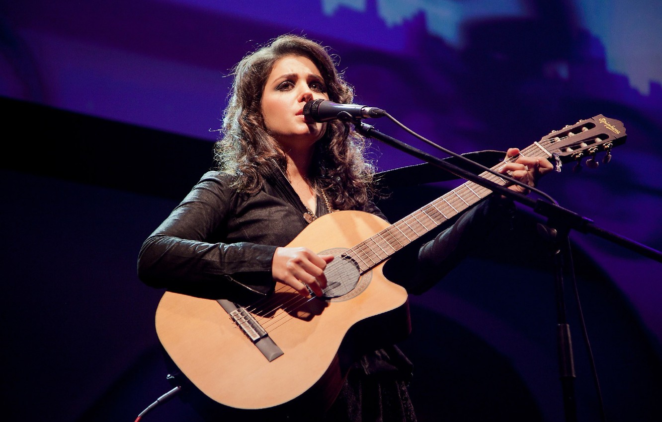 Wallpaper Girl, Guitar, Singer, Music, Katie Melua image for desktop, section музыка