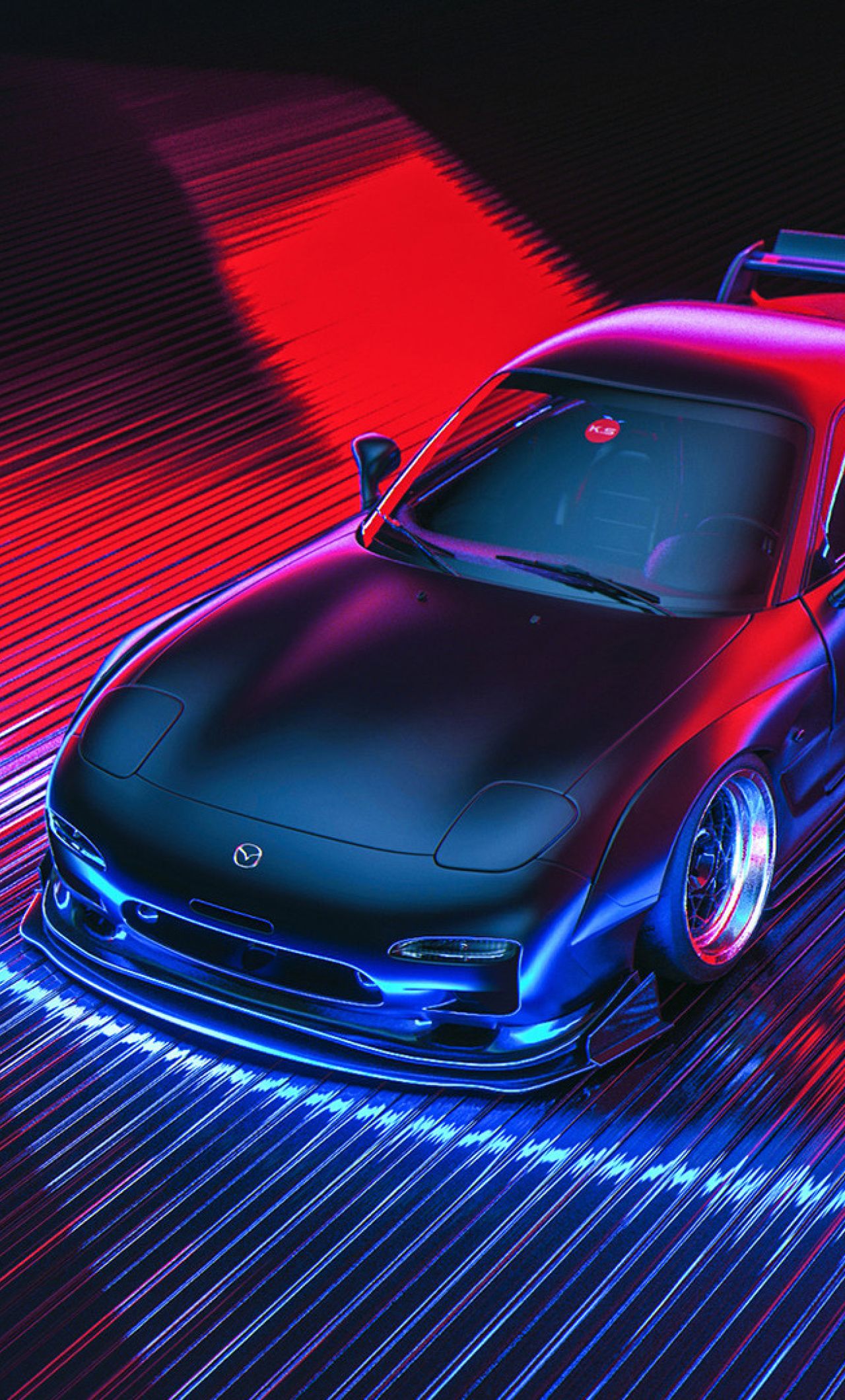 Mazda RX 7 Digital Art IPhone 6 Plus Wallpaper, HD Cars 4K Wallpaper, Image, Photo And Background Den. Car Iphone Wallpaper, Mazda, IPhone Wallpaper