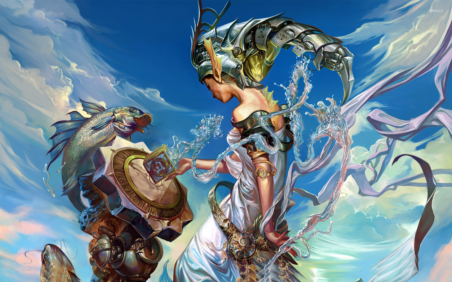 Water fairy wallpaper wallpaper