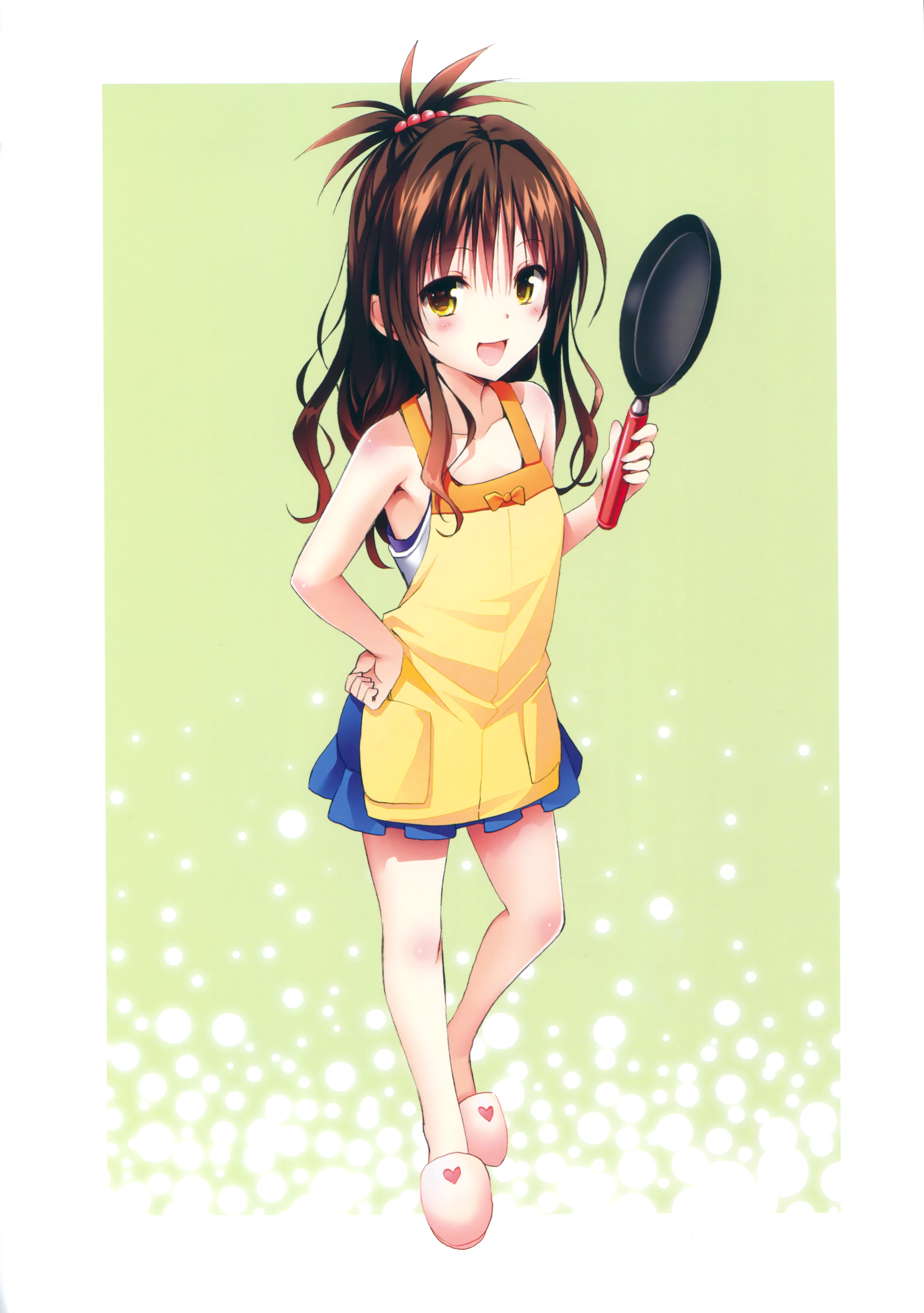 To LOVE Ru Darkness Art Works Yuuki Mikan Slippers Cooking Pan Wallpaperx3800