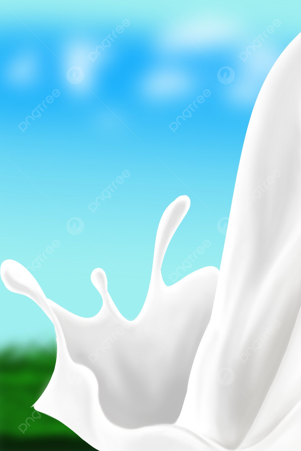 Milk White Milk Splash H5 Background, Milk, White, Milk Splash Background Image for Free Download