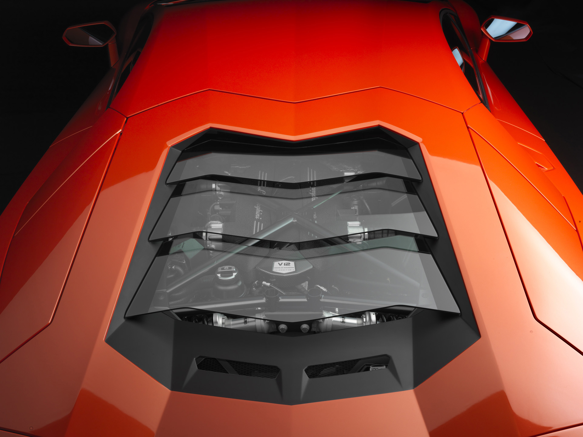 Lamborghini Aventador LP 700 4 Engine Cover Wallpaper. Lamborghini Aventador LP 700 4 Engine Cover