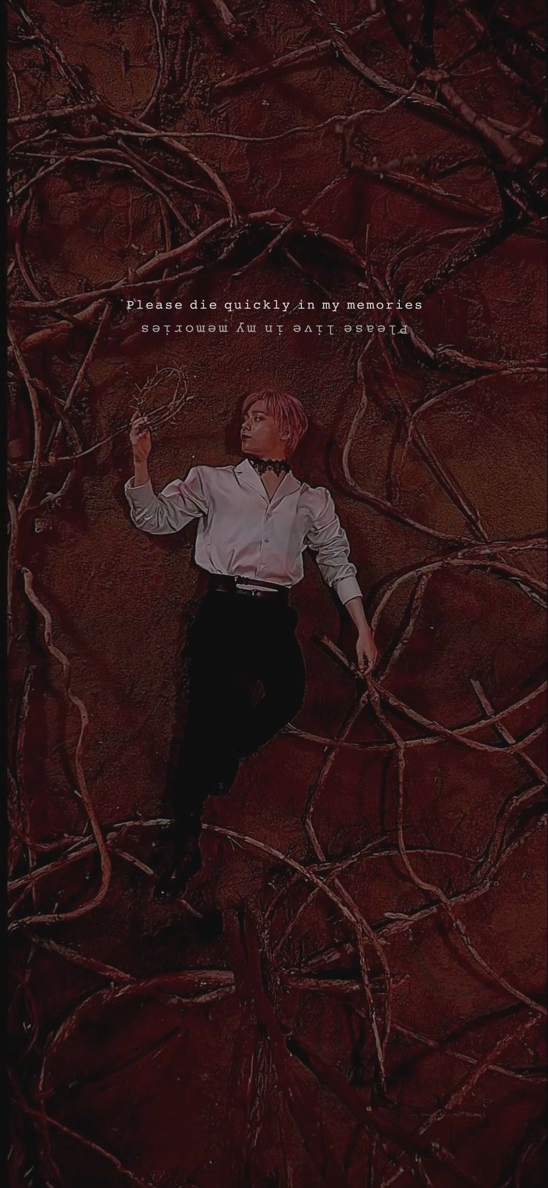 To Be Or Not To Be. song lyrics wallpaper aesthetic oneus Hwanwoong. Dark aesthetic, Wallpaper, Dark wallpaper