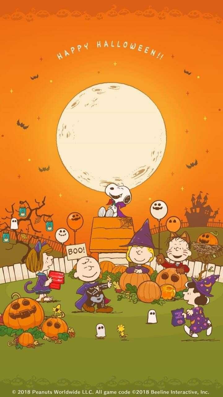Snoopy Halloween Wallpaper
